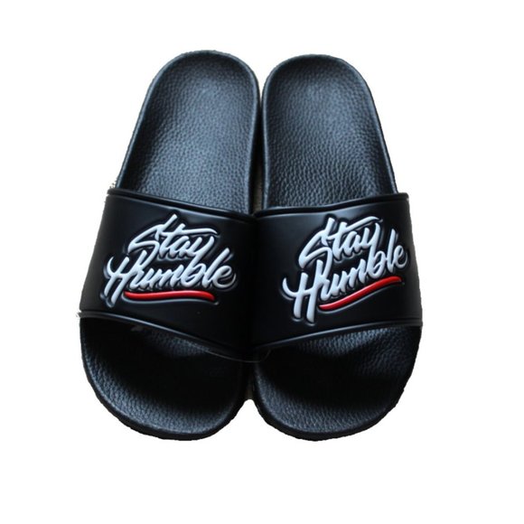 Stay Humble Slide Sandals - Picture 1 of 2